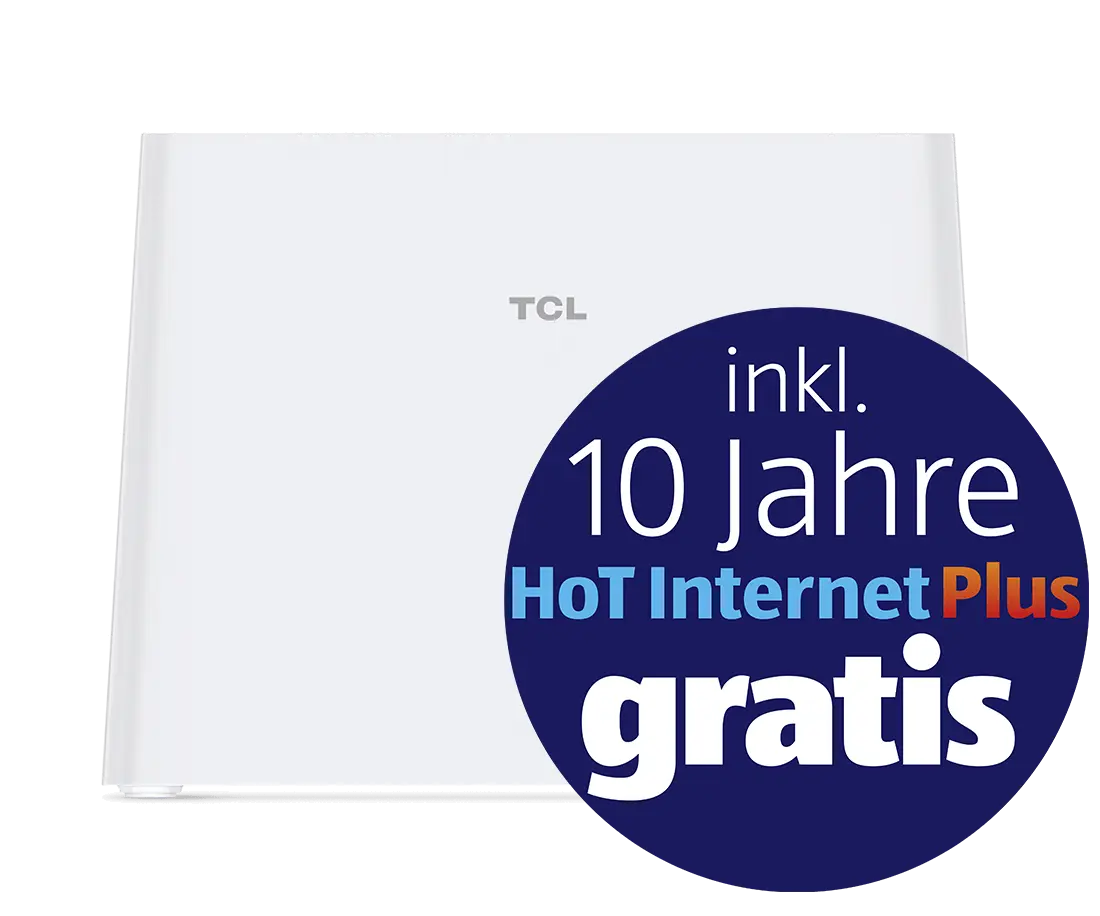 Router inkl. „10 Jahre HoT Internet Plus“