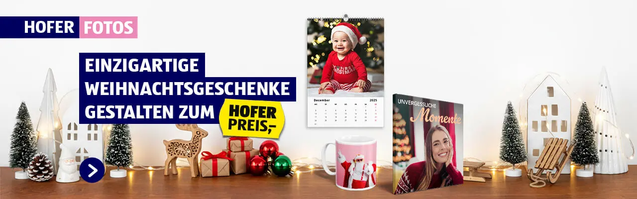Einzigartigen Weihnachtsschmuck gestalten zum HOFER PREIS,-!